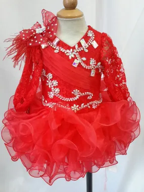 Infant/toddler/baby/children/kids Girl's Pageant Dress for birthday,Christmas,bridal,gift,party, 1~4T G068A