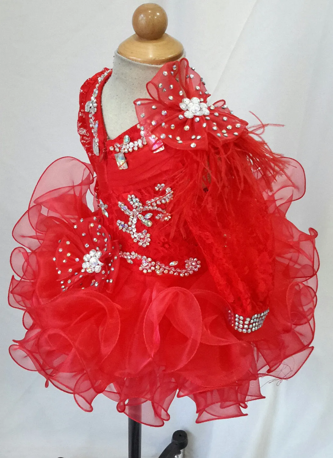 Infant/toddler/baby/children/kids Girl's Pageant Dress for birthday,Christmas,bridal,gift,party, 1~4T G068A