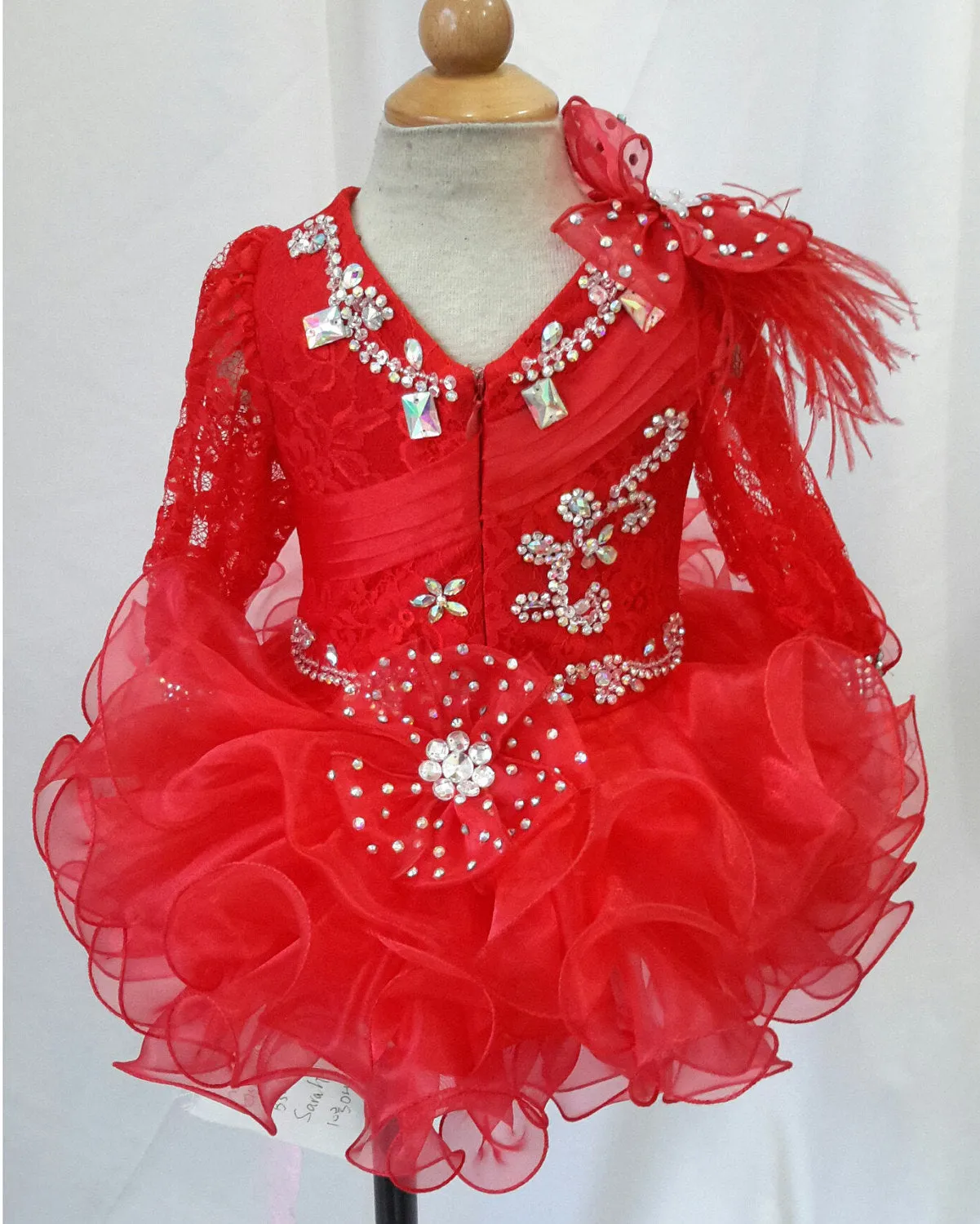 Infant/toddler/baby/children/kids Girl's Pageant Dress for birthday,Christmas,bridal,gift,party, 1~4T G068A