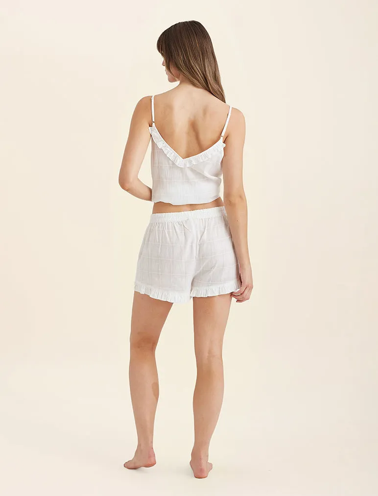 Ivy Organic Cotton Frill Boxer Short