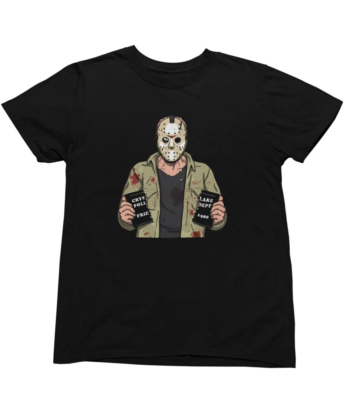 Jason Mugshot Horror Film Tribute T-Shirt