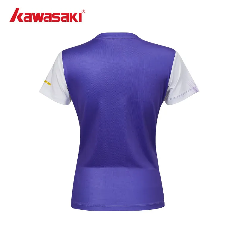 Kawasaki Female badminton T-Shirt K1C02-A2934-1-Purple