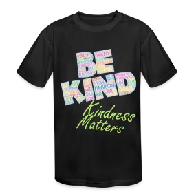 Kids' Athletic T-Shirt - Be Kind, WordCloud