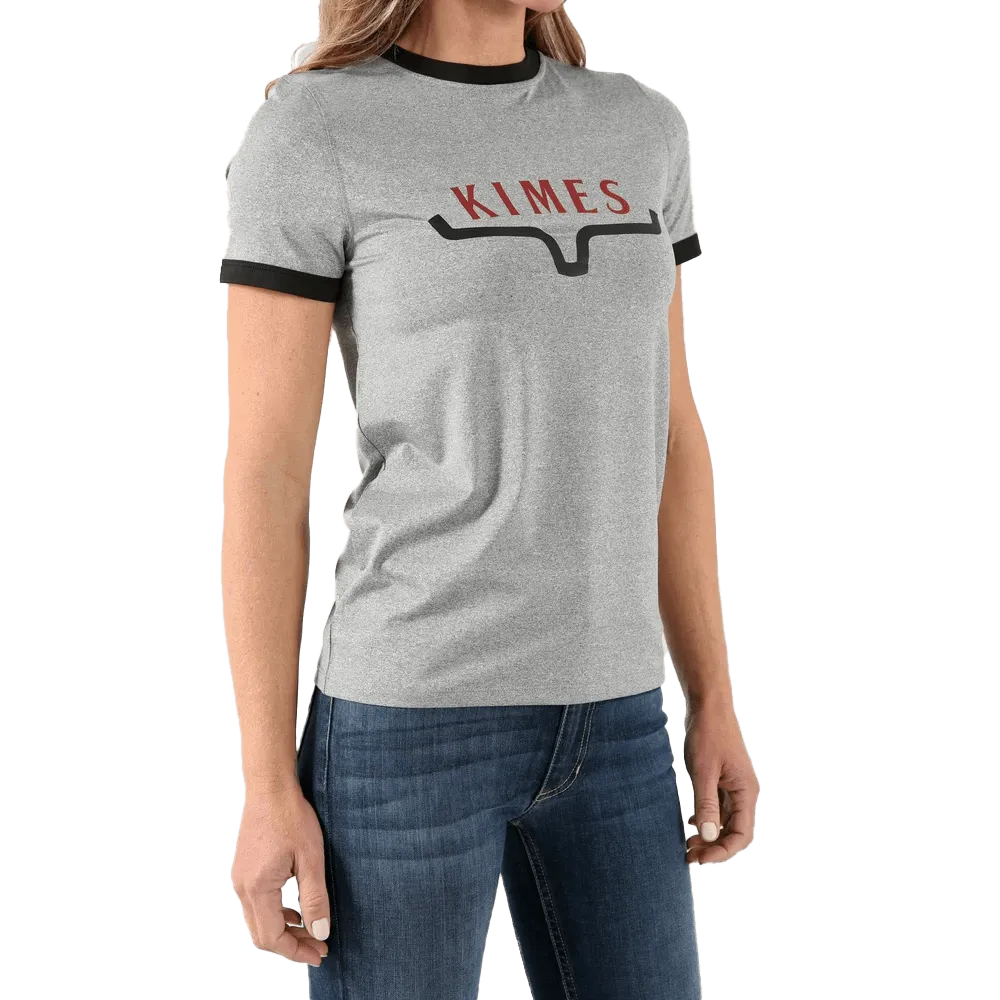 Kimes Ranch Women's Fast Grey Tech T-Shirt