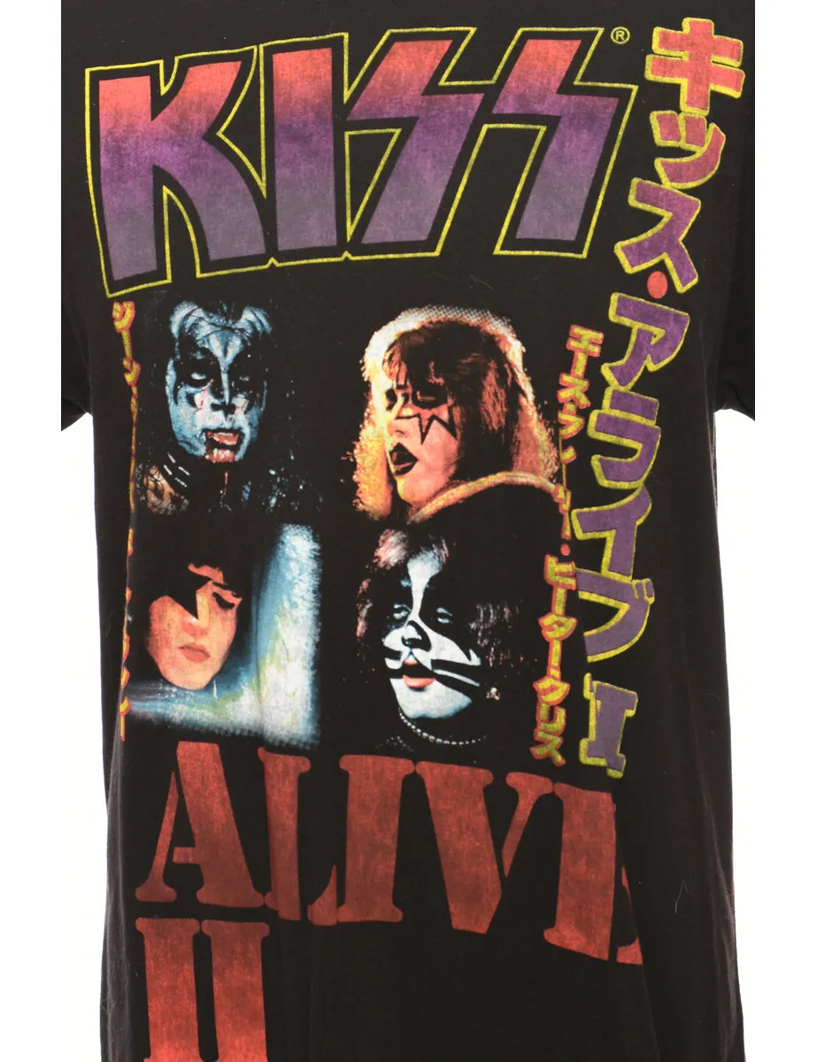 KISS 1977 Replica Band T-shirt - M