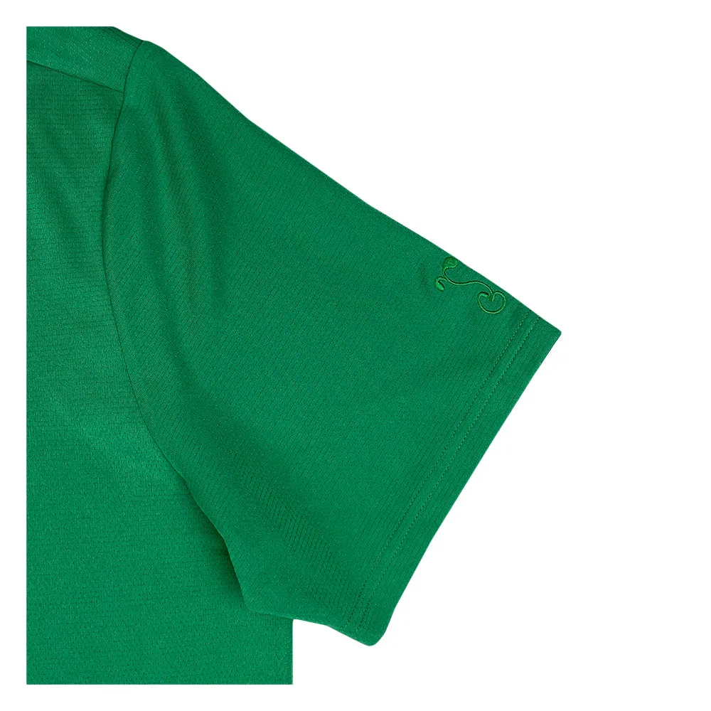 Kush Leaf Green Polo Shirt