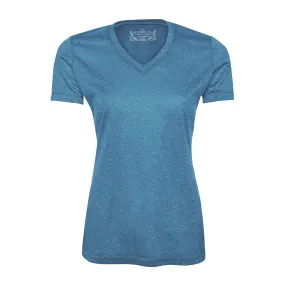 Ladies' Pro Team Heather ProFormance V-Neck T-Shirt