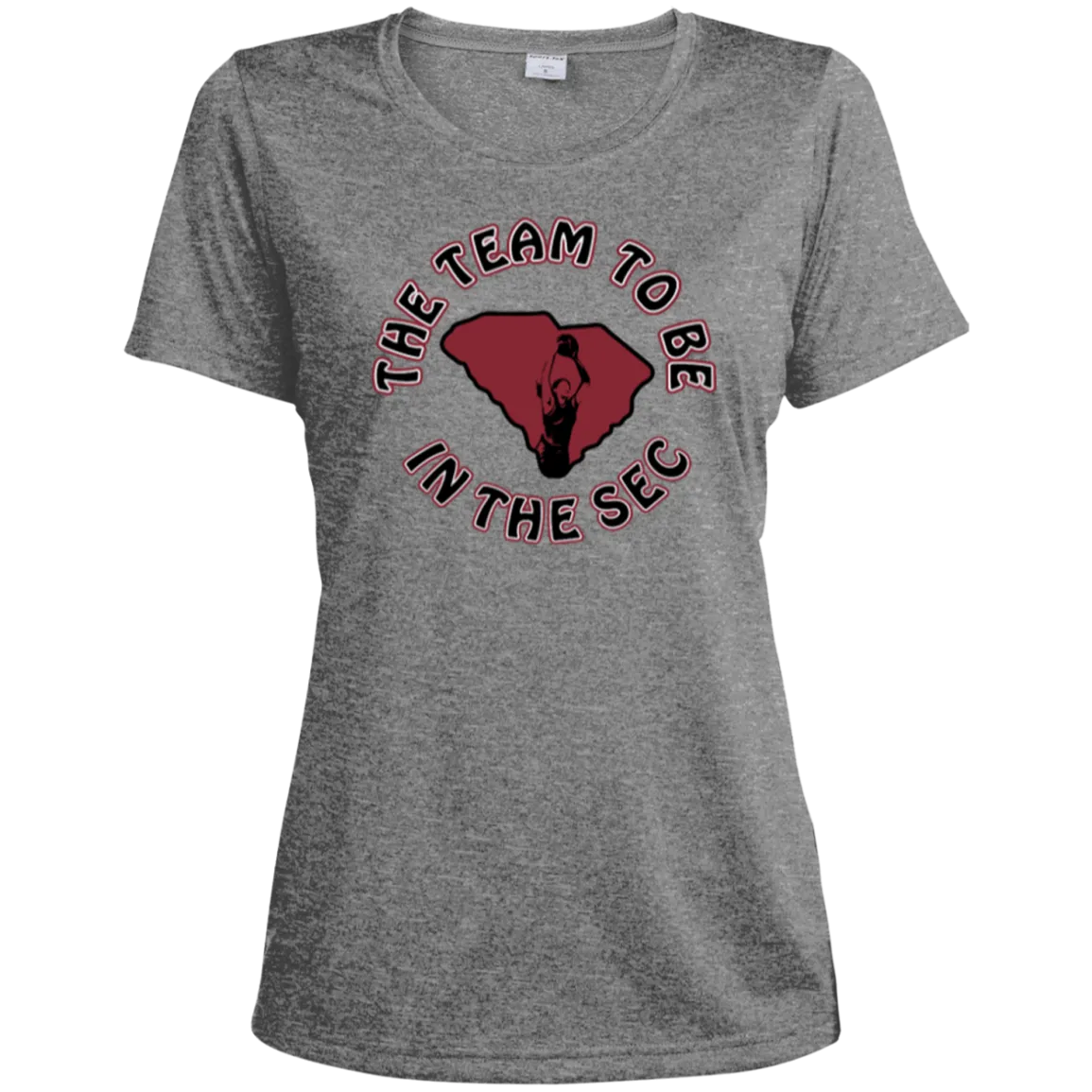 Lady Gamecocks Women's Basketball-Inspired Heather Moisture-Wicking T-Shirt