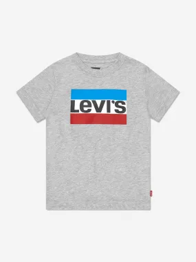 Levi's Wear Boys Sportswear Logo T-Shirt in Grey