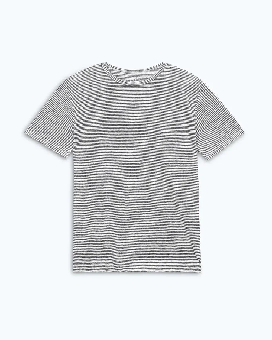 Linen Sun Tee - Lines