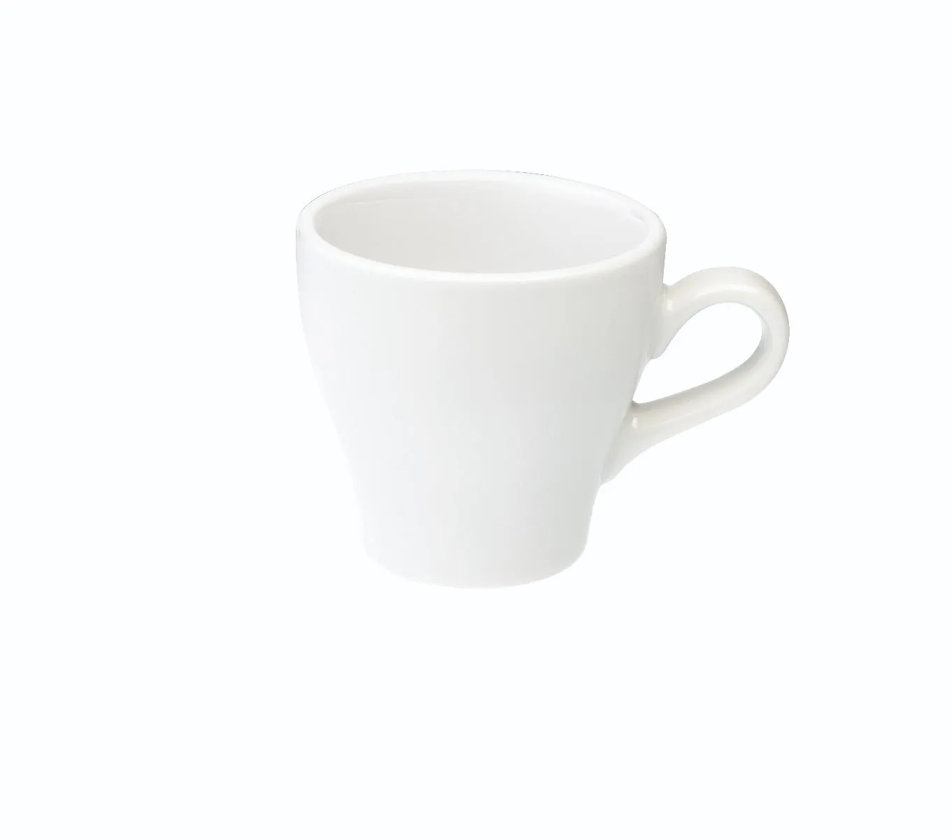 Loveramics Tulip Style Cappuccino Cup & Saucer - White (6oz/180ml)