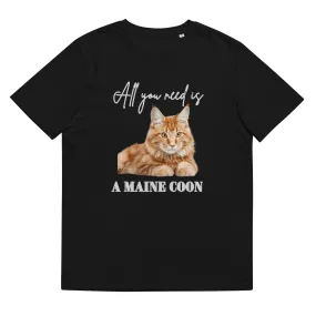 Maine Coon Lovers organic cotton tee