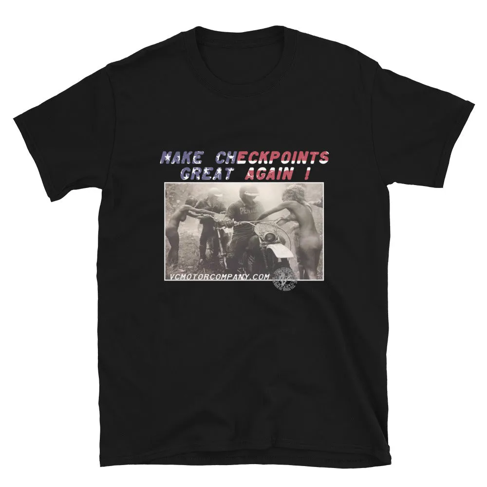 Make Checkpoints Great Again - Men's Dirt Bike Motocross T-Shirt