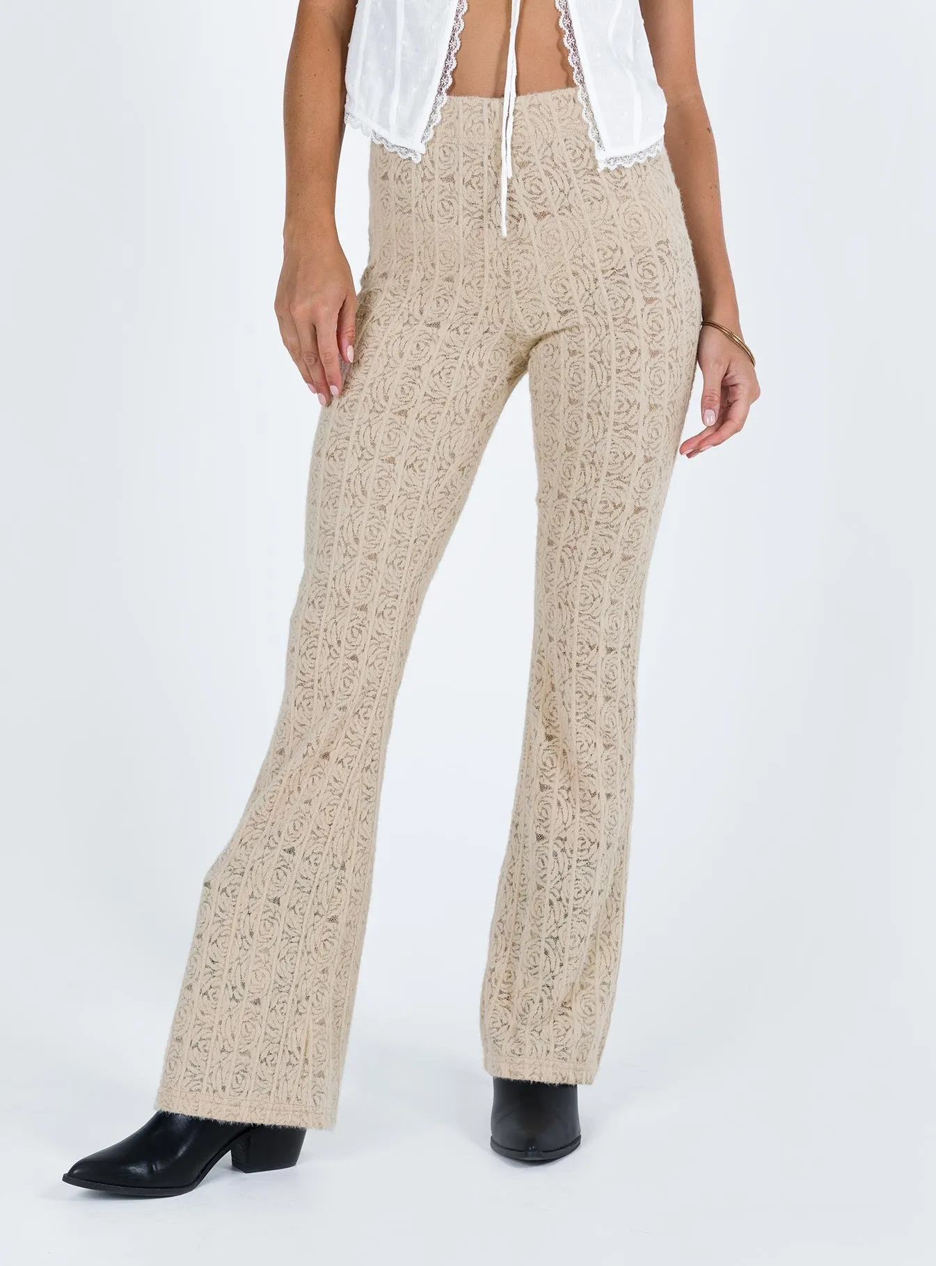 Maloney Knit Pants Cream