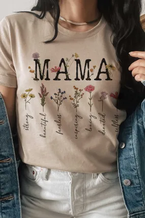 Mama Floral Graphic Tee