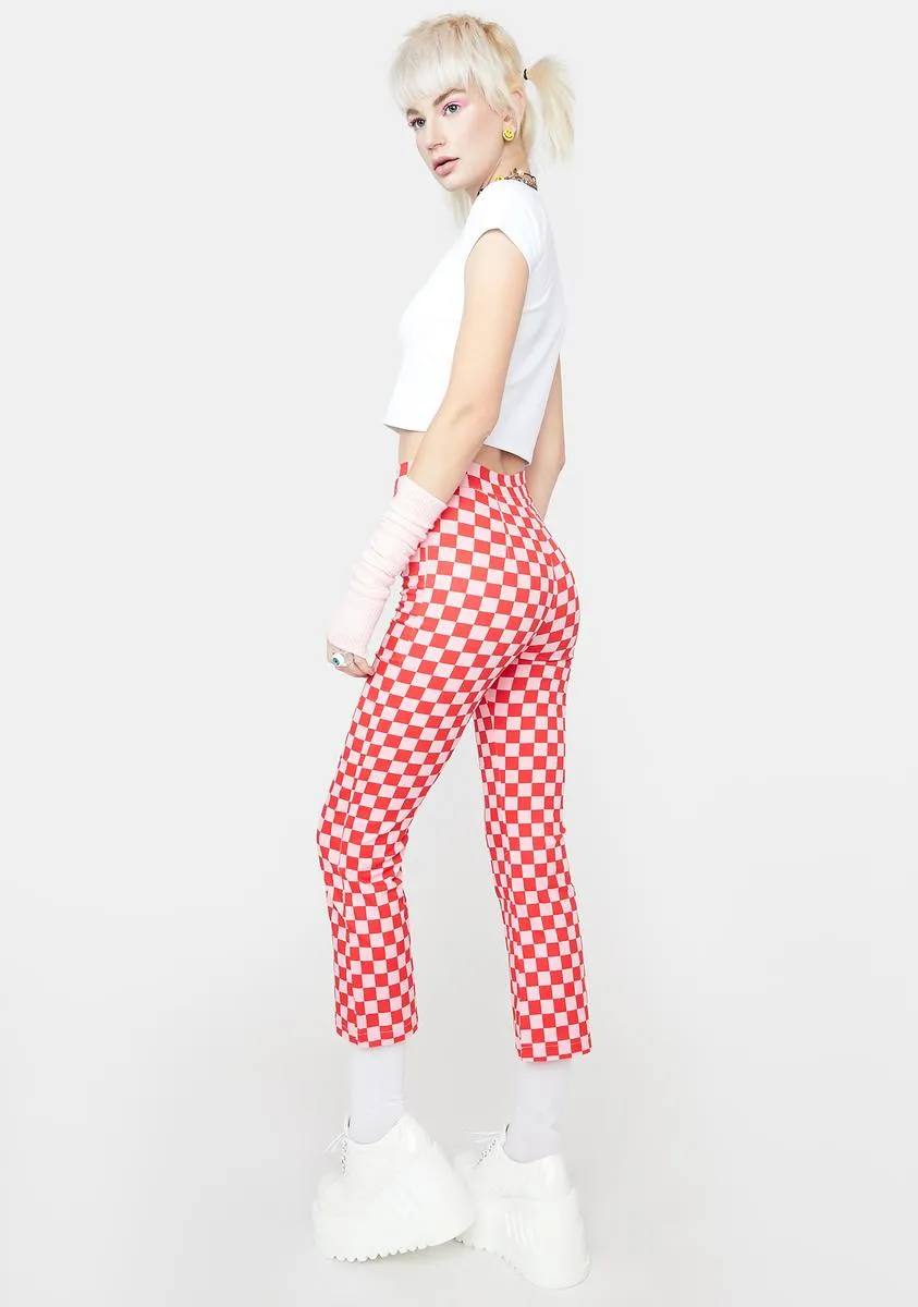 Maraschino Clash Chic Flare Pants