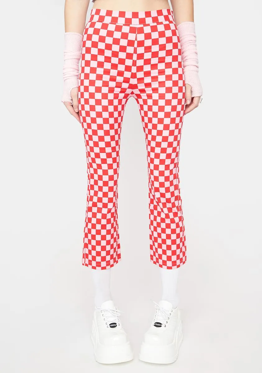 Maraschino Clash Chic Flare Pants