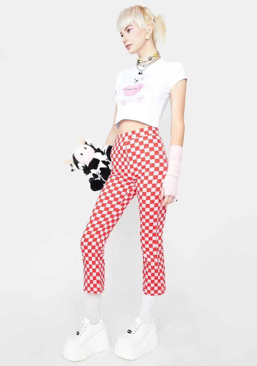 Maraschino Clash Chic Flare Pants