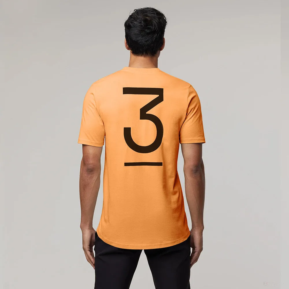 McLaren T-Shirt, Daniel Ricciardo #3, Orange, 2022