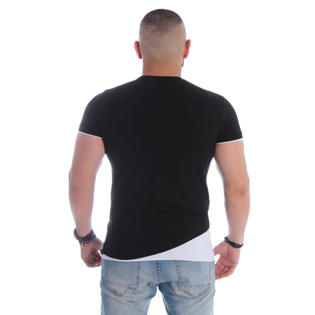 Men T-shirt- black / made in Turkey -3322