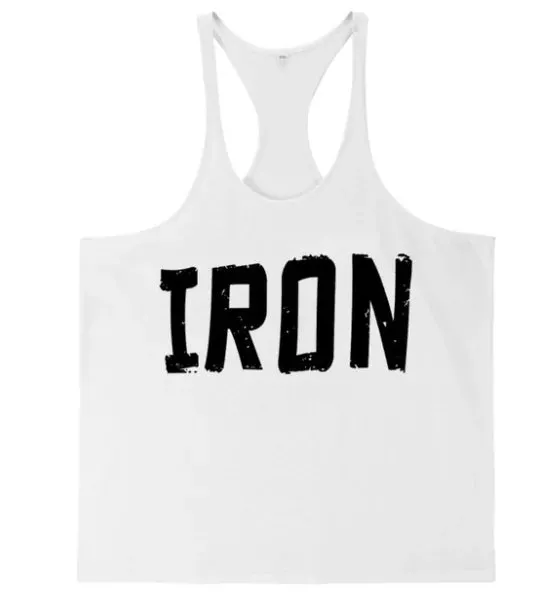 Mens Athletic Printed Gym Workout Bodybuilding Tank Top