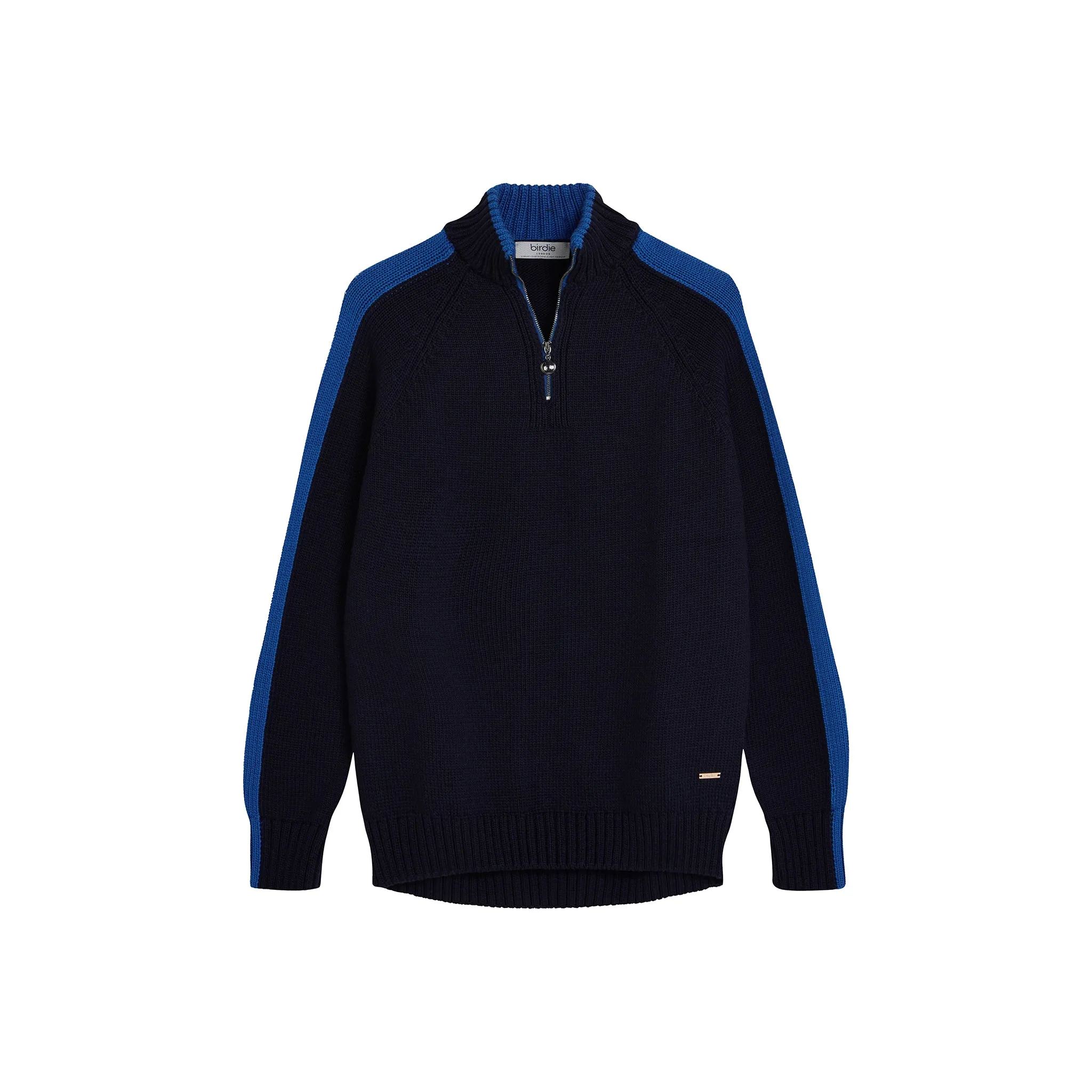 Mens Birdie Apres Jumper in navy & marine blue