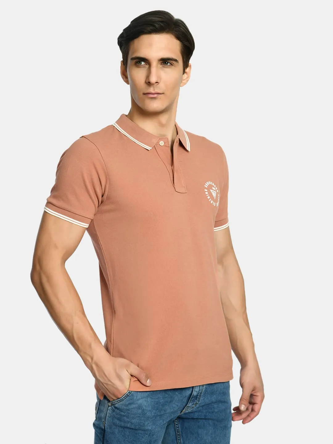 Men's Regular Fit Pique fabric Polo T-Shirt