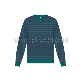 Men's Striped Sweatshirt