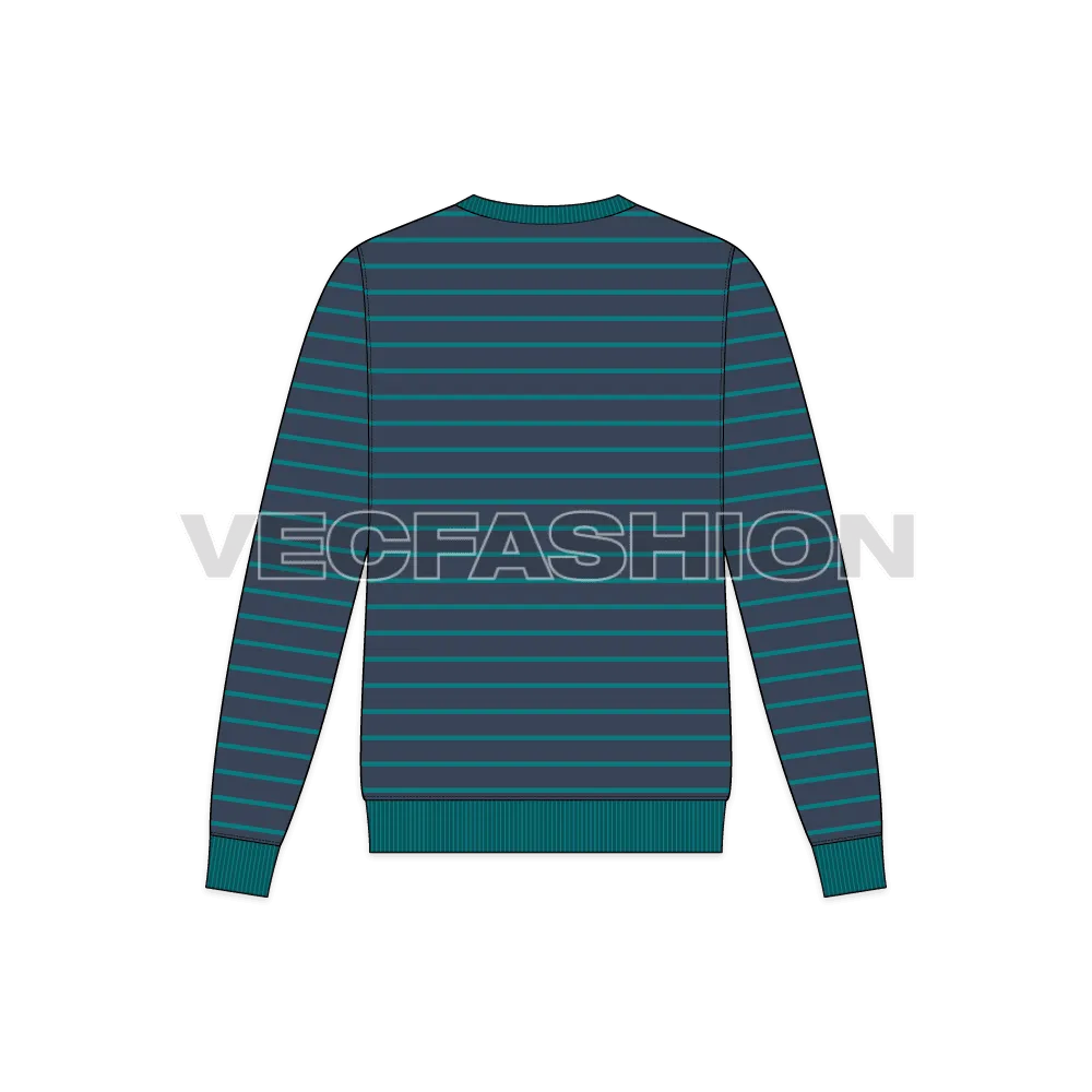 Men's Striped Sweatshirt