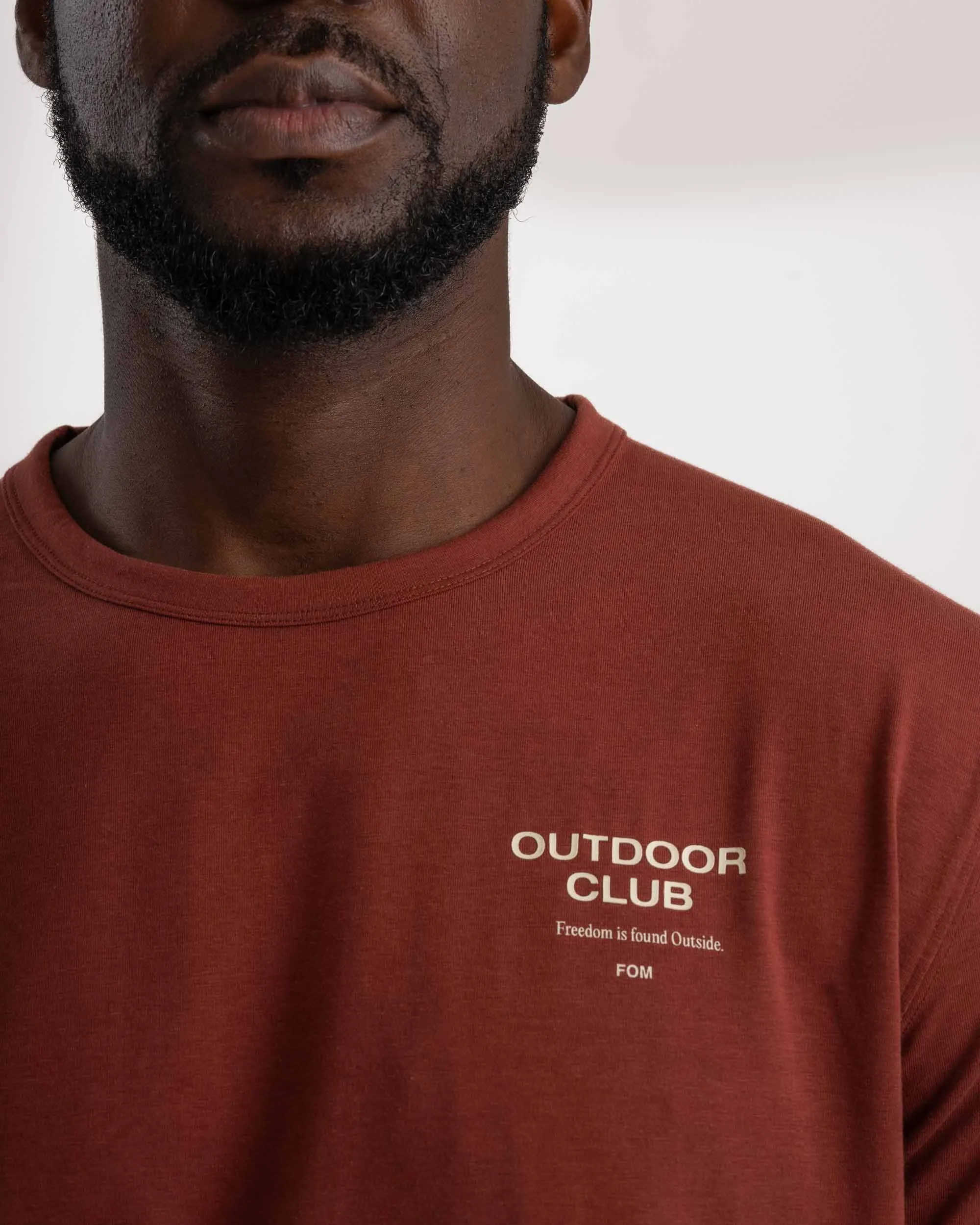 Mens Versatile Outdoor Tee - Redwood