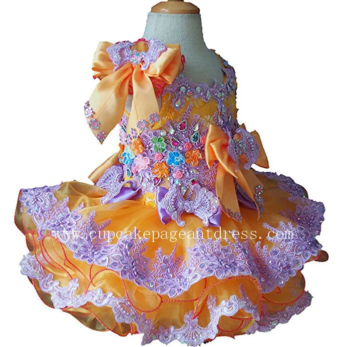 Newborn,Little Princess Glitz Cupcake Pageant Dress For Birthday,party