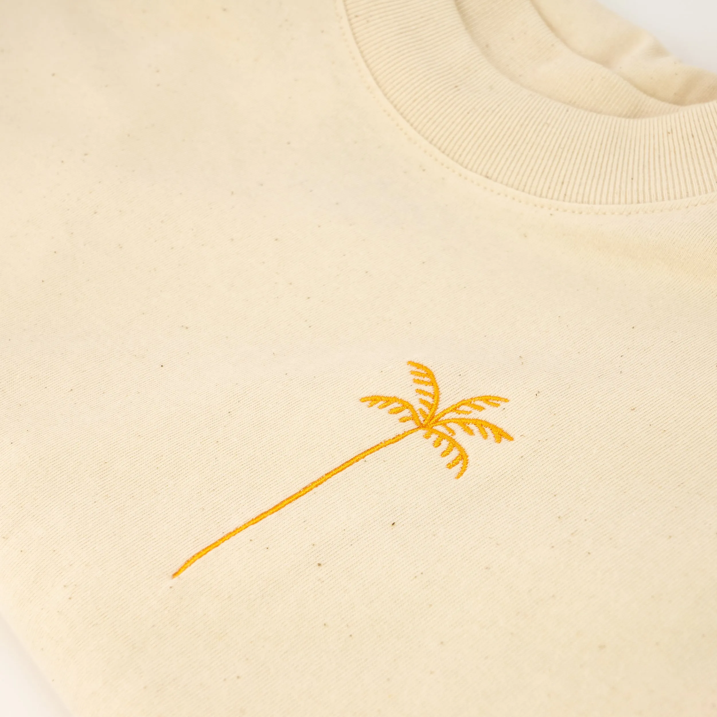 Palm Tree Embroidered T-Shirt