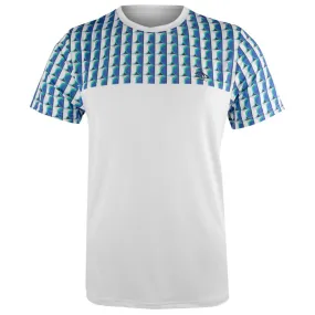 Penguin Men's Performance Roadmap Crew - Bright White/Blue