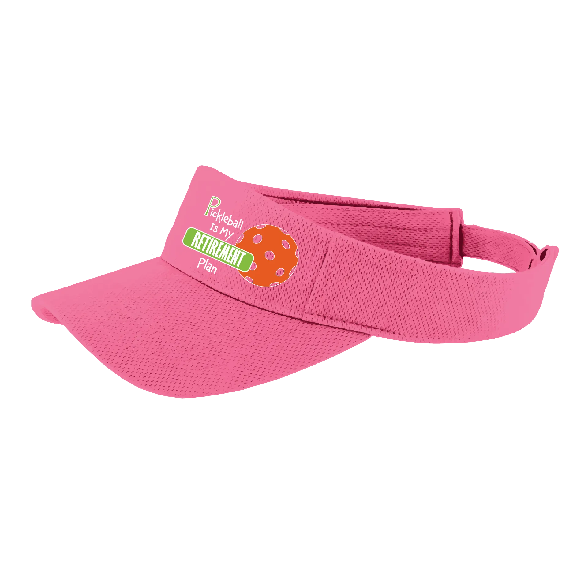 Pickleball Is My Retirement Plan | Pickleball Visors | Moisture Wicking 100% Polyester