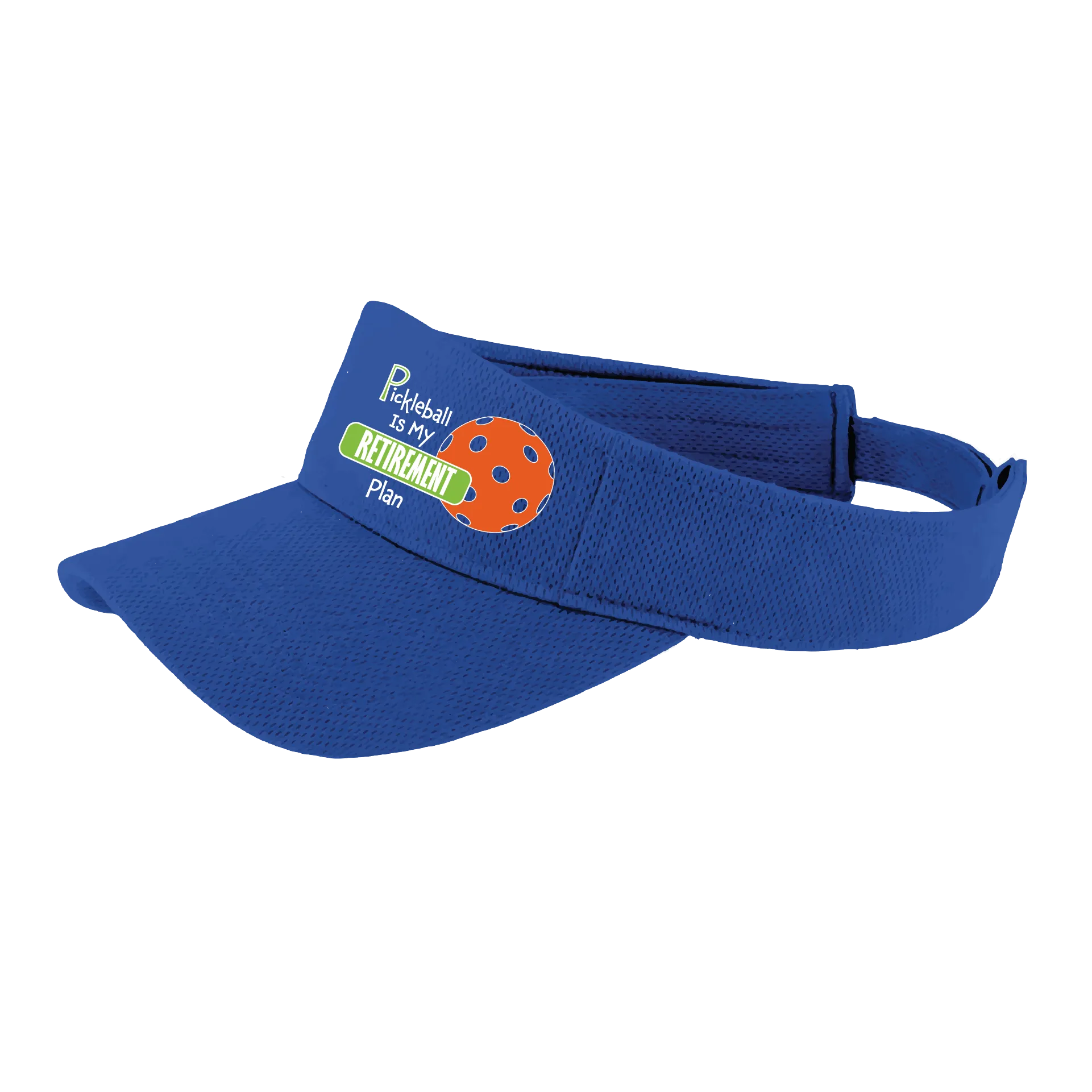 Pickleball Is My Retirement Plan | Pickleball Visors | Moisture Wicking 100% Polyester