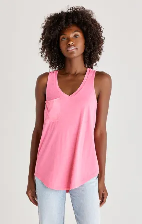 Pocket Racer Tank Flamingo