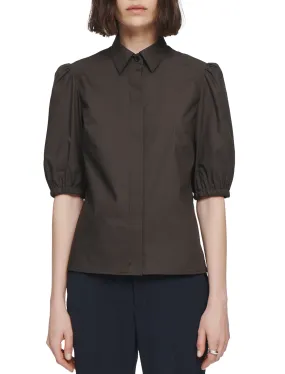 Puff Sleeve Slim Shirt