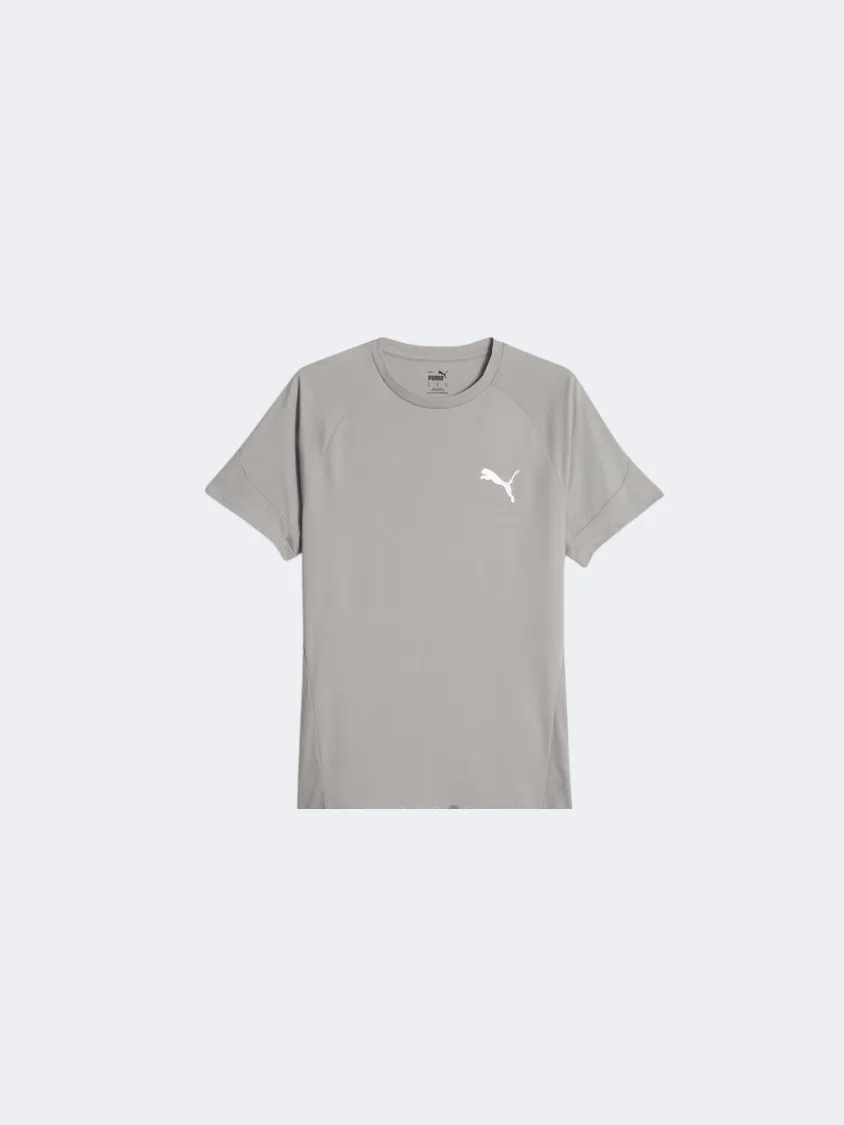 Puma Evostripe Men Lifestyle T-Shirt Concrete Grey