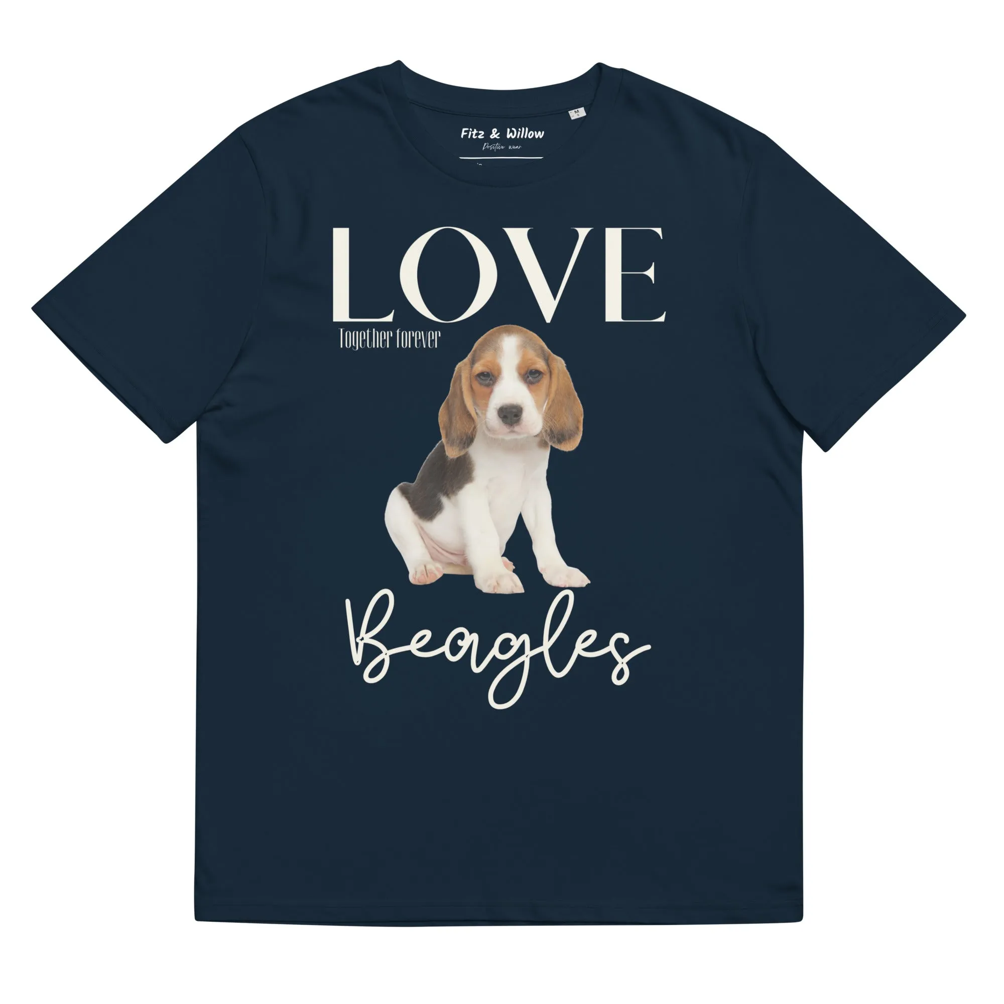 Puppy Beagle lovers, organic cotton t-shirt