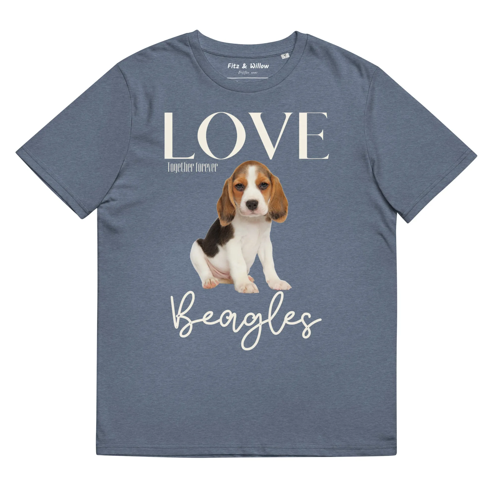 Puppy Beagle lovers, organic cotton t-shirt