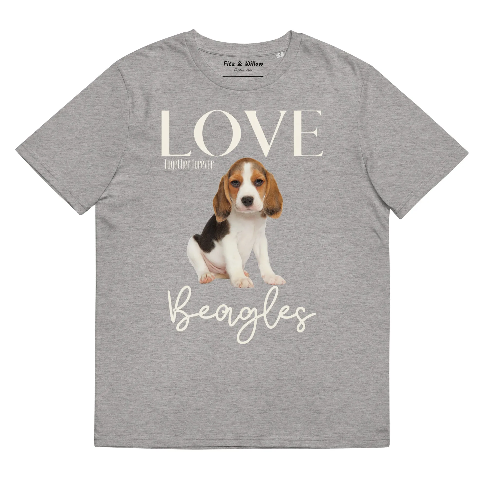 Puppy Beagle lovers, organic cotton t-shirt