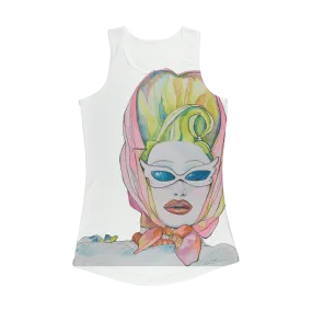 Queen at the Pool Women Performance Tank Top