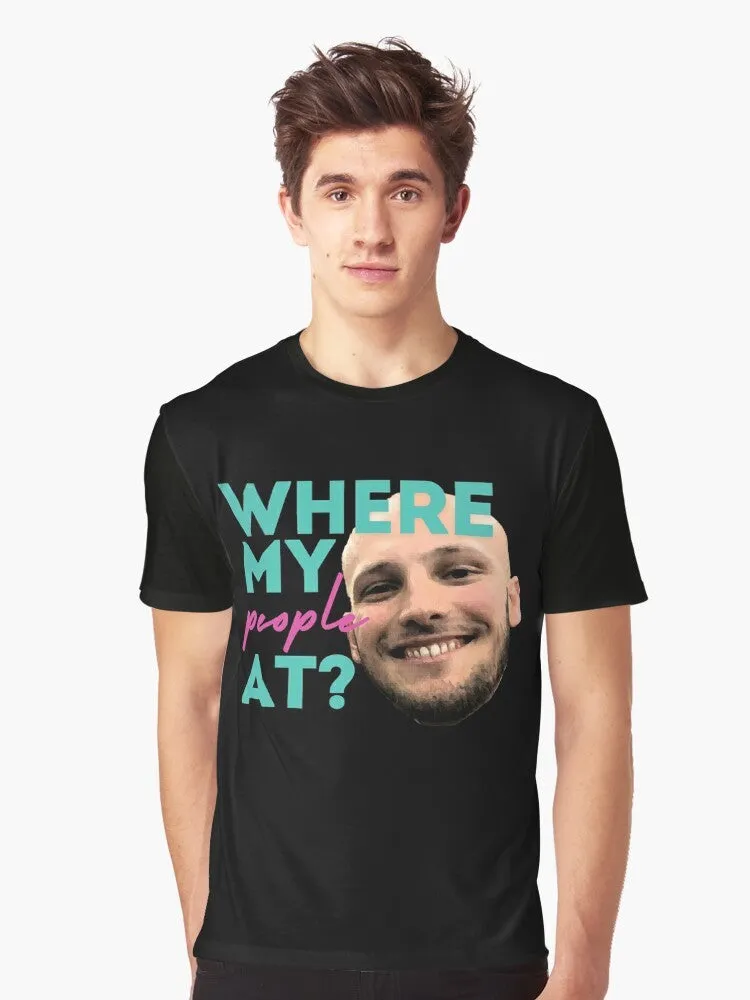 "Where My People At?" Graphic T-Shirt