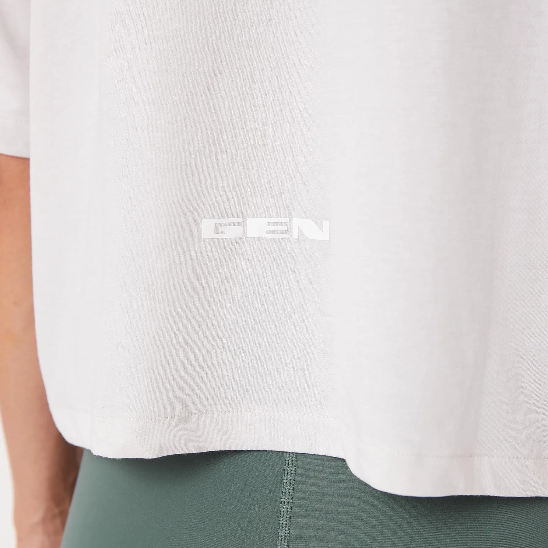 REC GEN - Oxy Float Crop Tee Frost