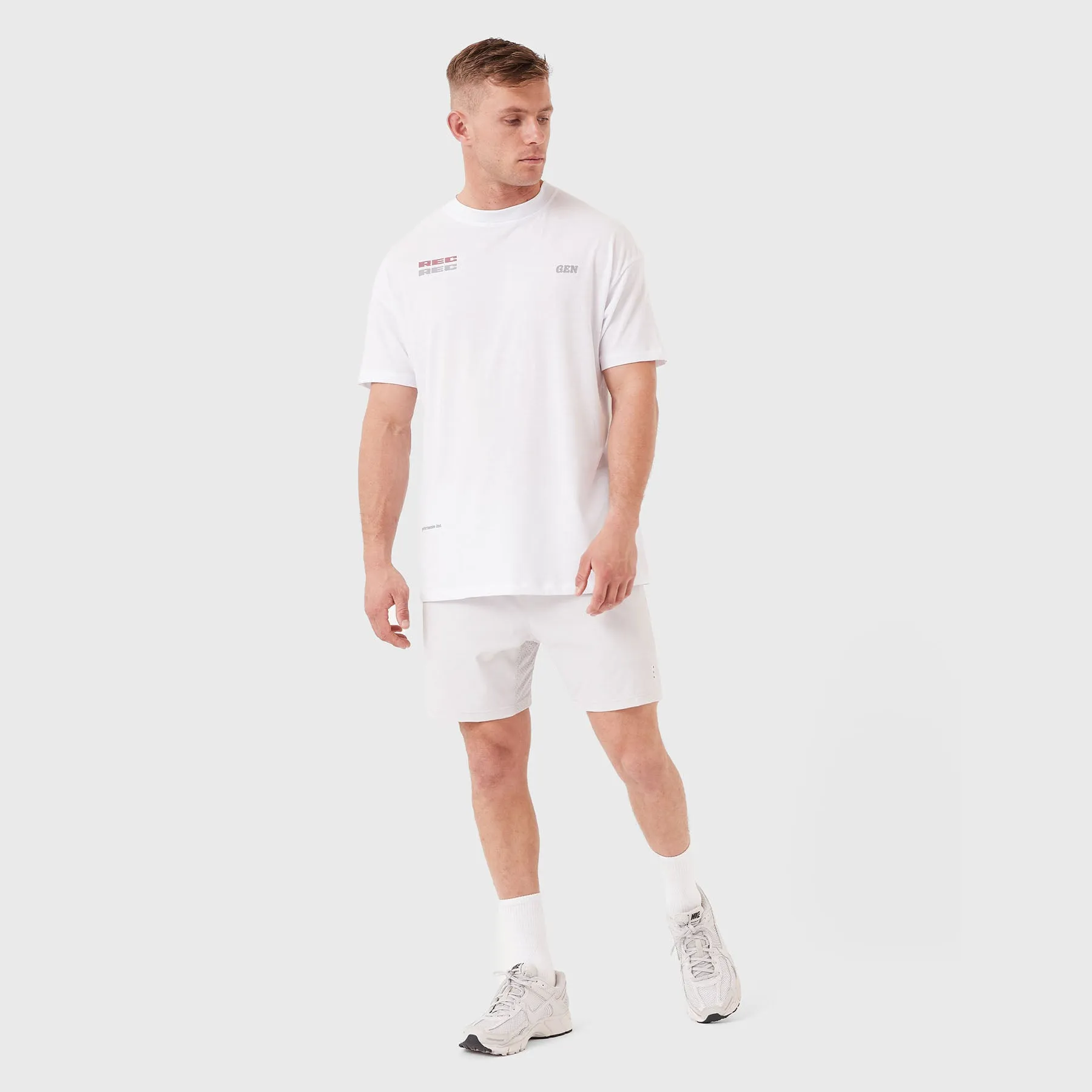 REC GEN - Oxy Mass Decal Tee White