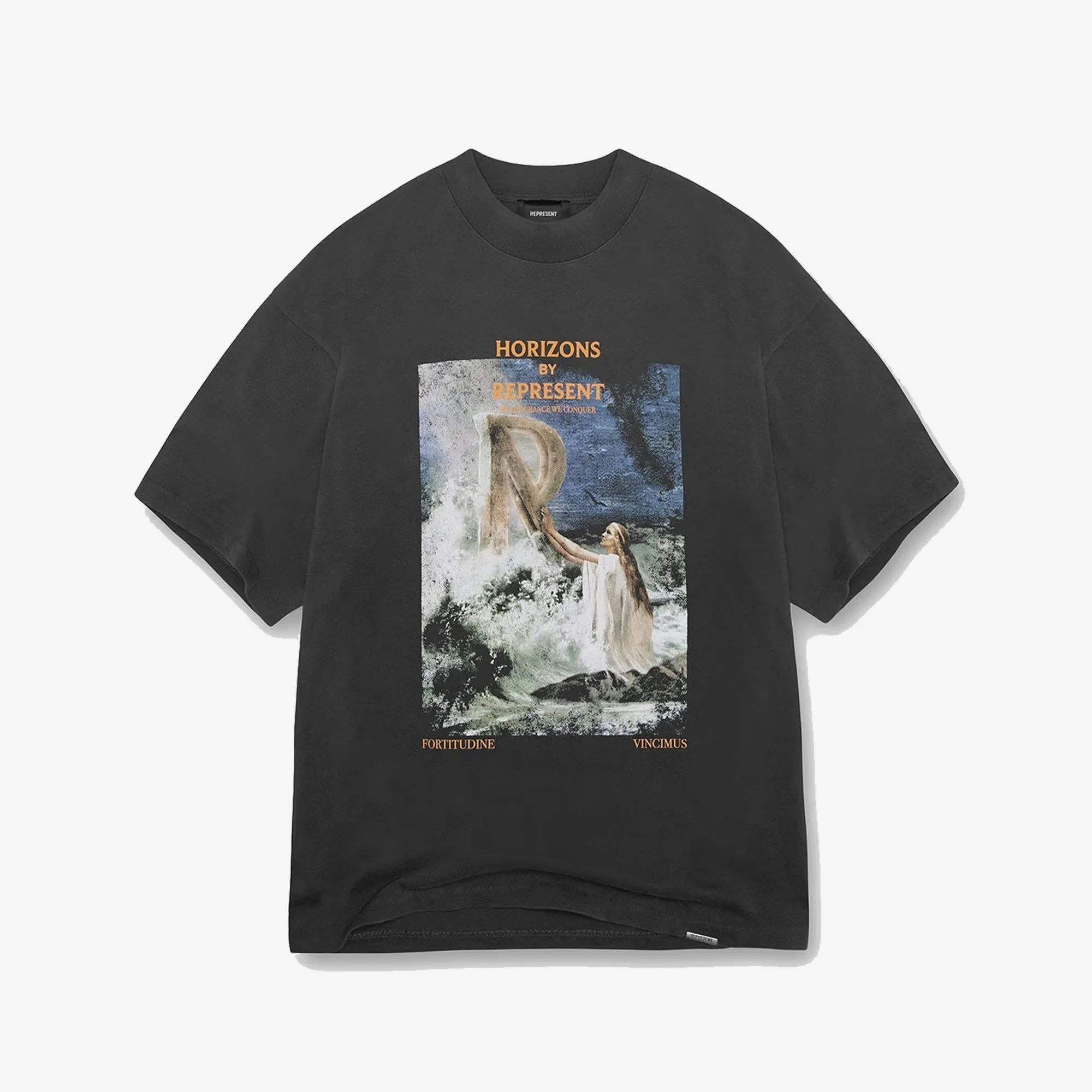 REPRESENT | HIGHER TRUTH T-SHIRT { AGED BLACK