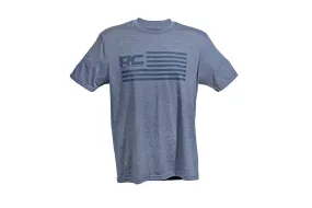 Rough Country T-Shirt - American Flag - Blue - SM