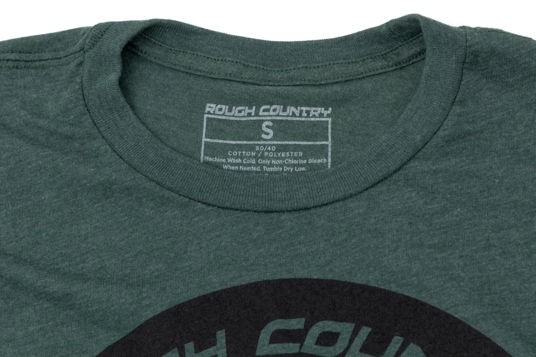 Rough Country T-Shirt - RC Mountains - Forest Green - XL