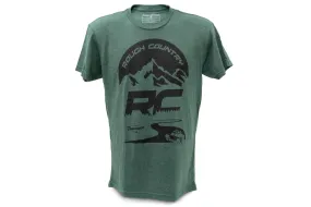 Rough Country T-Shirt - RC Mountains - Forest Green - XL