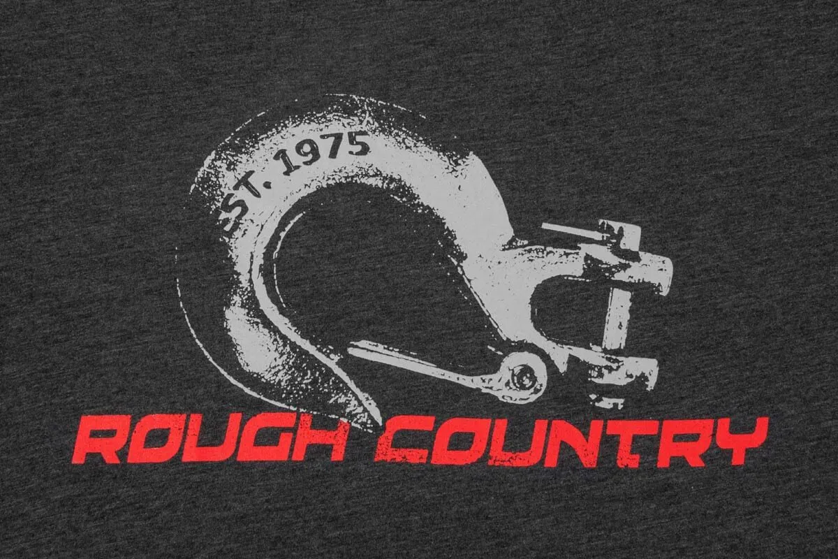 Rough Country T-Shirt - Winch Hook - Black - 3XL